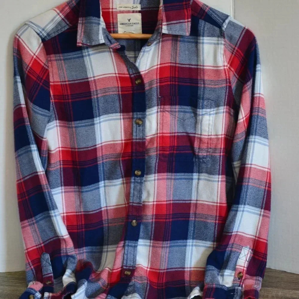 AE Boyfriend fit Ahhmazingly Soft Flannel